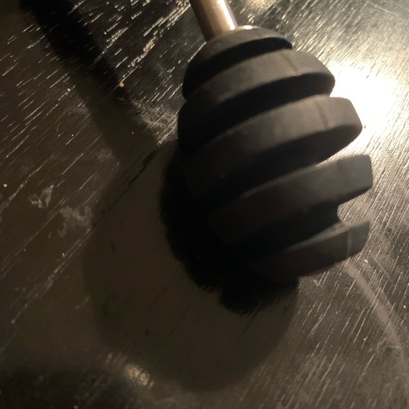 Clear glass honey pot dipper with sliding wand - Picture 4 of 4